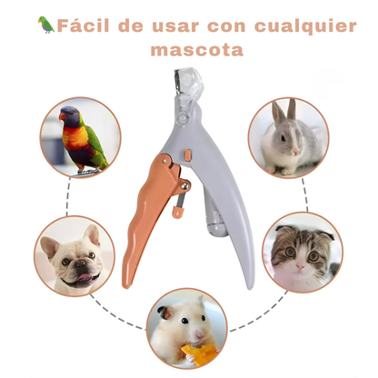 Cortauñas para mascotas con LUZ led